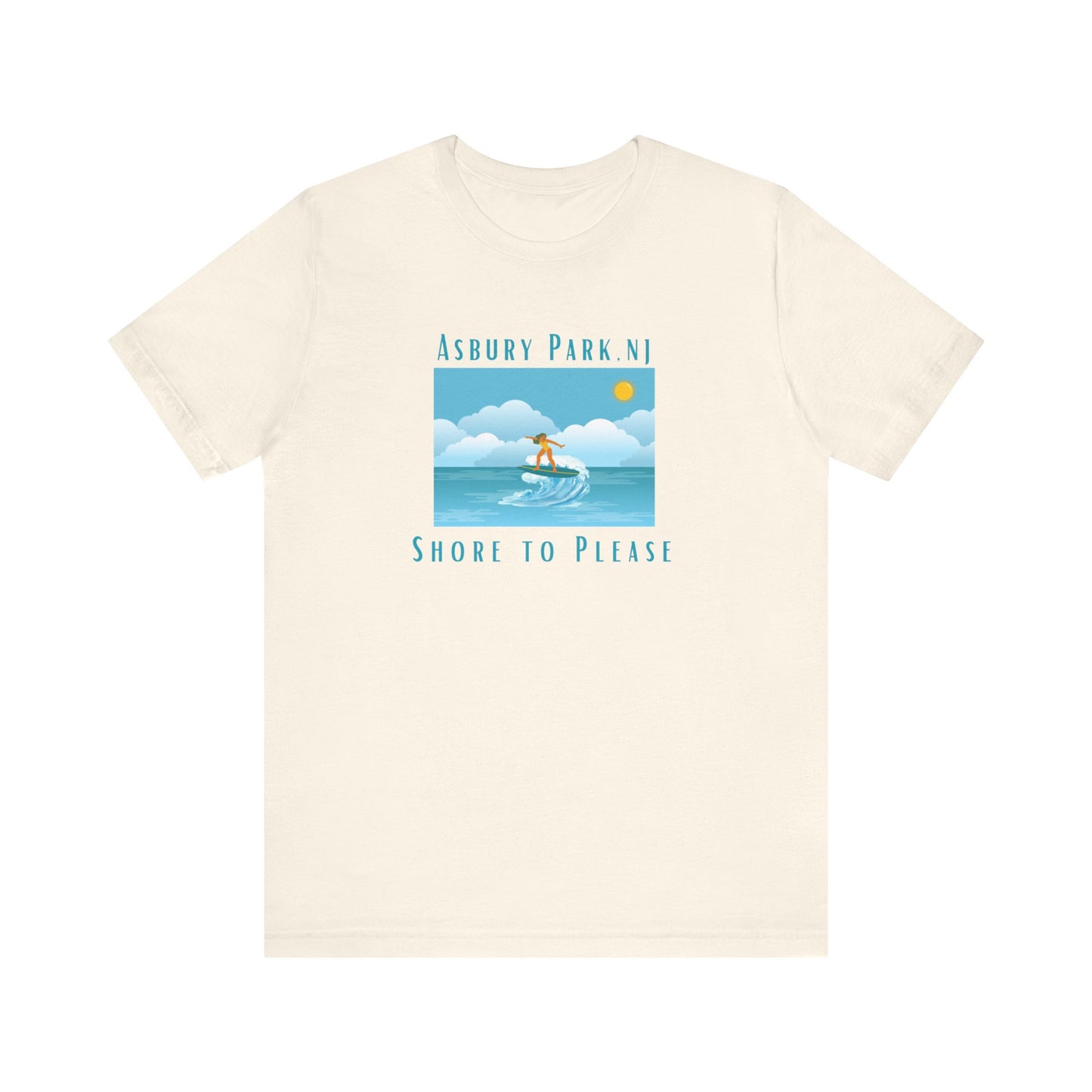 "Seaside Heights - Shore to Please" -  Unisex Jersey Short Sleeve Tee