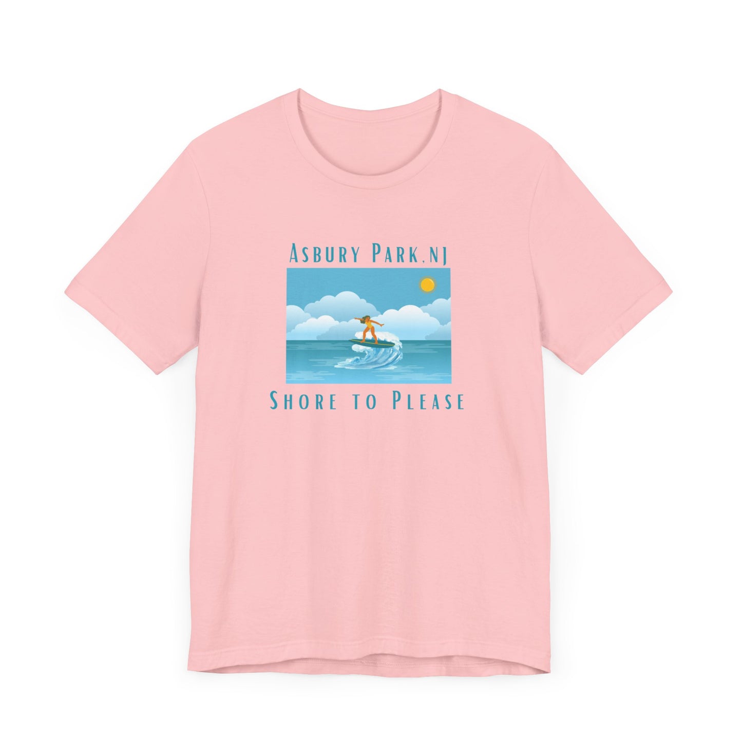 "Seaside Heights - Shore to Please" -  Unisex Jersey Short Sleeve Tee