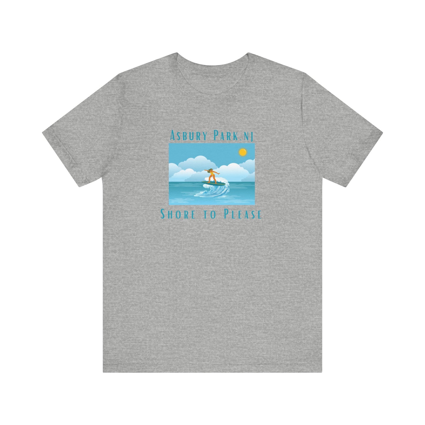 "Seaside Heights - Shore to Please" -  Unisex Jersey Short Sleeve Tee