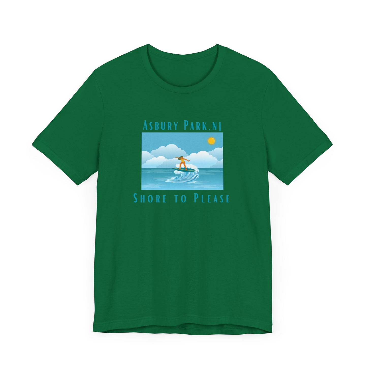 "Seaside Heights - Shore to Please" -  Unisex Jersey Short Sleeve Tee