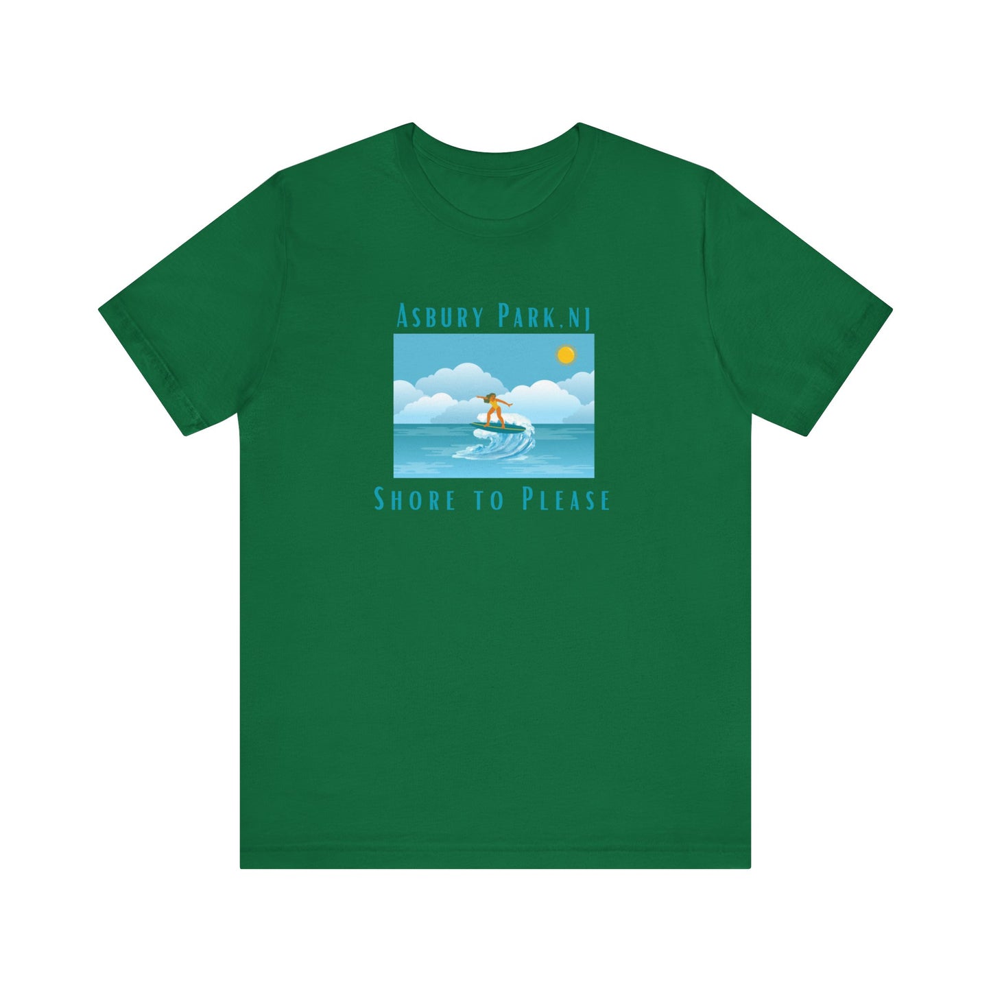"Seaside Heights - Shore to Please" -  Unisex Jersey Short Sleeve Tee