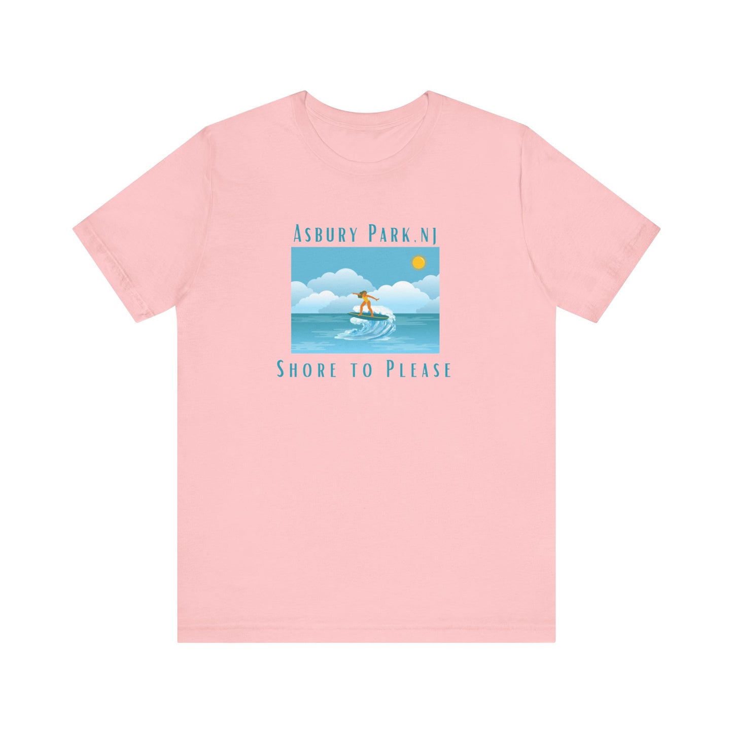 "Seaside Heights - Shore to Please" -  Unisex Jersey Short Sleeve Tee